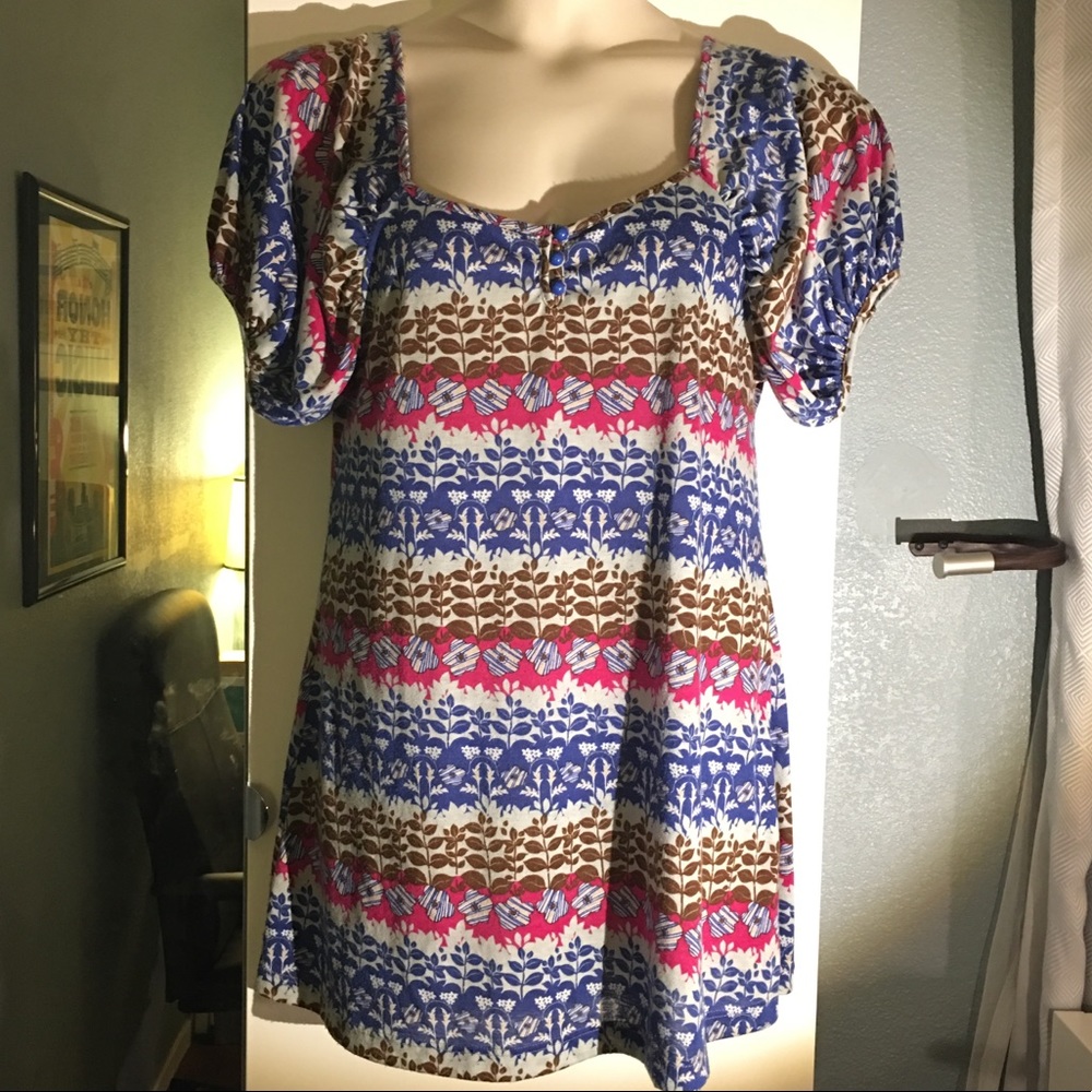 Stargazer Juniors Floral Print Tunic